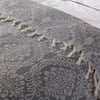  Damask Desenli Çift Kişilik Yatak Örtüsü Jakarlı 200x230 Cm Füme