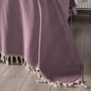 Balık Sırtı Desenli Çift Kişilik Yatak Örtüsü 200x230 Cm Bordo