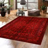 Klasik Afgan Türkmen Otantik Kilim Desenli Dijital Baskılı Halı Kaydırmaz Tabanlı Yıkanabilir Halı