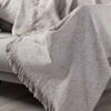 Linen Çok Amaçlı Sık Dokuma Bej Koltuk Örtüsü 170x220 cm