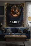 Vagonik Akrep burcu Astroloji Temalı Mistik Desenli Duvar Örtüsü Tapestry Desen 465
