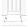 Vagonik Alohomora Dijital Baskılı 50x70cm Dekoratif Çok Amaçlı Iç Ve Dış Kapı Paspası