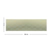 Vagonik Art Deco Yeşil Desenli Dijital Baskılı Runner 140x40 cm