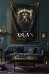 Vagonik Aslan burcu Astroloji Temalı Mistik Desenli Duvar Örtüsü Tapestry Desen 464