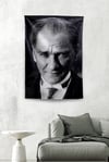 Vagonik Atatürk Temalı Duvar Örtüsü Tapestry Desen 433