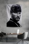 Vagonik Atatürk Temalı Duvar Örtüsü Tapestry Desen 420