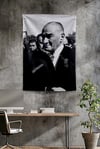 Vagonik Atatürk Temalı Duvar Örtüsü Tapestry Desen 435