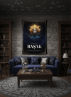 Vagonik Başak burcu Astroloji Temalı Mistik Desenli Duvar Örtüsü Tapestry Desen 462