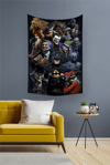 Vagonik Batman Dc Duvar Örtüsü Halısı