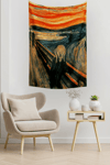 Vagonik Edvard Munch Çığlık Duvar Örtüsü Halısı