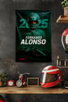 Vagonik F1 Temalı Alonso Duvar Örtüsü Halısı