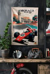 Vagonik F1 Temalı Monaco 1998 Duvar Örtüsü Halısı