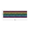 Vagonik Gökkuşağı Desenli Dijital Baskılı Runner 140x40 cm