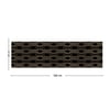 Vagonik Gold Siyah Desenli Dijital Baskılı Runner 140x40 cm