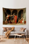 Vagonik Jacques-louis David Horas Kardeşlerin Yemini Duvar Örtüsü Halısı
