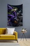 Vagonik Joker Batman Dc Duvar Örtüsü Halısı
