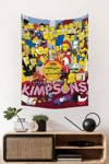 Vagonik Kaws Simpsons Duvar Örtüsü Halısı