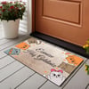 Vagonik Kedi Desenli Dijital Baskılı 50x70cm Dekoratif Çok Amaçlı Iç Ve Dış Kapı Paspası
