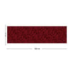 Vagonik Kırmızı Çiçek Desenli Dijital Baskılı Runner 140x40 cm