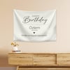 Vagonik Kişiye Özel Doğum Günü İyi ki Doğdun Happy Birthday Duvar Örtüsü Duvar Halısı Birinci Kalite Kumaş