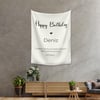 Vagonik Kişiye Özel Doğum Günü İyi ki Doğdun Happy Birthday Duvar Örtüsü Duvar Halısı Birinci Kalite Kumaş