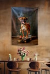 Vagonik Komik Kaykay Köpek Modern Desenli Duvar Örtüsü Tapestry Desen 444