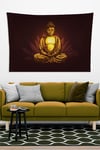 Vagonik Mistik Buddha Duvar Örtüsü Halısı