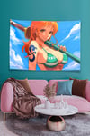 Vagonik Nami Swimsuit Sunny Sky One Piece Duvar Örtüsü Tapestry