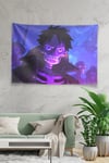 Vagonik One Piece Luffy Skeleton Pirate Captain Spooky Glow Duvar Örtüsü Tapestry