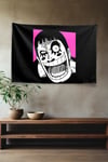 Vagonik One Piece Mr 2 Bon Clay Manga Style Duvar Örtüsü Tapestry
