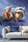 Vagonik One Piece Trafalgar Law Anime Duvar Örtüsü Tapestry