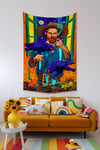 Vagonik Pop Art Vincent Van Gogh Duvar Örtüsü Halısı