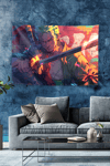 Vagonik Roronoa Zoro Graffiti One Piece Duvar Örtüsü Tapestry