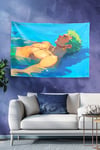 Vagonik Roronoa Zoro Relaxing İn The Pool Duvar Örtüsü Tapestry