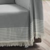 Vagonik Royal Kolları Örten Battal Boy 180 X 310 Çekyat Koltuk Kanepe Örtüsü - Gri