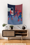 Vagonik Spiderman Çizgi Roman Comic Duvar Örtüsü Halısı