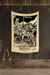 Vagonik Tarot Kartı Death Duvar Örtüsü Halısı