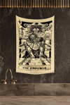 Vagonik Tarot Kartı The Emperor Duvar Örtüsü Halısı