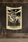Vagonik Tarot Kartı The Empress Duvar Örtüsü Halısı