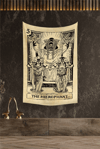 Vagonik Tarot Kartı The Hierophant Duvar Örtüsü Halısı