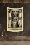 Vagonik Tarot Kartı The High Priestess Duvar Örtüsü Halısı