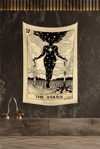 Vagonik Tarot Kartı The Stars Duvar Örtüsü Halısı