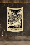 Vagonik Tarot Kartı The World Duvar Örtüsü Halısı