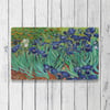 Vagonik Van Gogh Tarlada Süsenler Dijital Baskılı 50x70cm Dekoratif Çok Amaçlı Iç Ve Dış Kapı Paspası