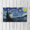 Vagonik Van Gogh Yıldızlı Gece Dijital Baskılı 50x70cm Dekoratif Çok Amaçlı Iç Ve Dış Kapı Paspası