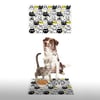 Vagonik Water Food Kedi Köpek Desenli Dijital Baskılı 35x50cm Dekoratif Çok Amaçlı Iç Ve Dış Kapı Paspası Mama Paspası