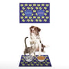 Vagonik Water Food Kedi Köpek Desenli Dijital Baskılı 35x50cm Dekoratif Çok Amaçlı Iç Ve Dış Kapı Paspası Mama Paspası