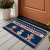 Vagonik Yılbaşı Merry Christmas Dijital Baskılı 50x70cm Dekoratif Çok Amaçlı Iç Ve Dış Kapı Paspası
