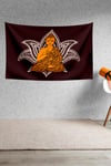 Vagonik Yoga Buddha Duvar Örtüsü Halısı