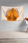 Vagonik Yoga Namaste Duvar Örtüsü Halısı